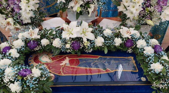 Чин погребения Пресвятой Богородицы в Даугавпилсе