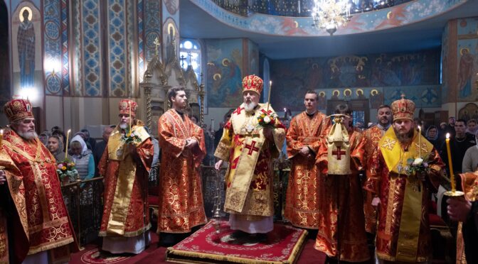 В Рижском Кафедральном соборе совершены Акафист и Всенощное бдение в канун дня памяти священномученика Иоанна Рижского