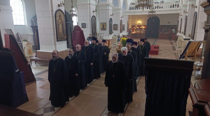 В Даугавпилсе совершена ежегодная исповедь духовенства епархии