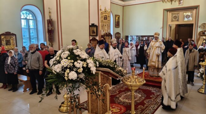 Всенощное бдение в канун Недели Антипасхи в соборе Рождества Пресвятой Богородицы г. Резекне